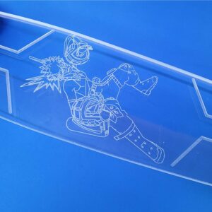 40″ Wheel Cut Custom Bakugo Katsuki board, Closeout