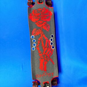 Aluminum Custom Longboard Skeleton Rose 42 Inch