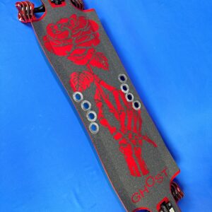 Aluminum Custom Longboard Skeleton Rose 42 Inch