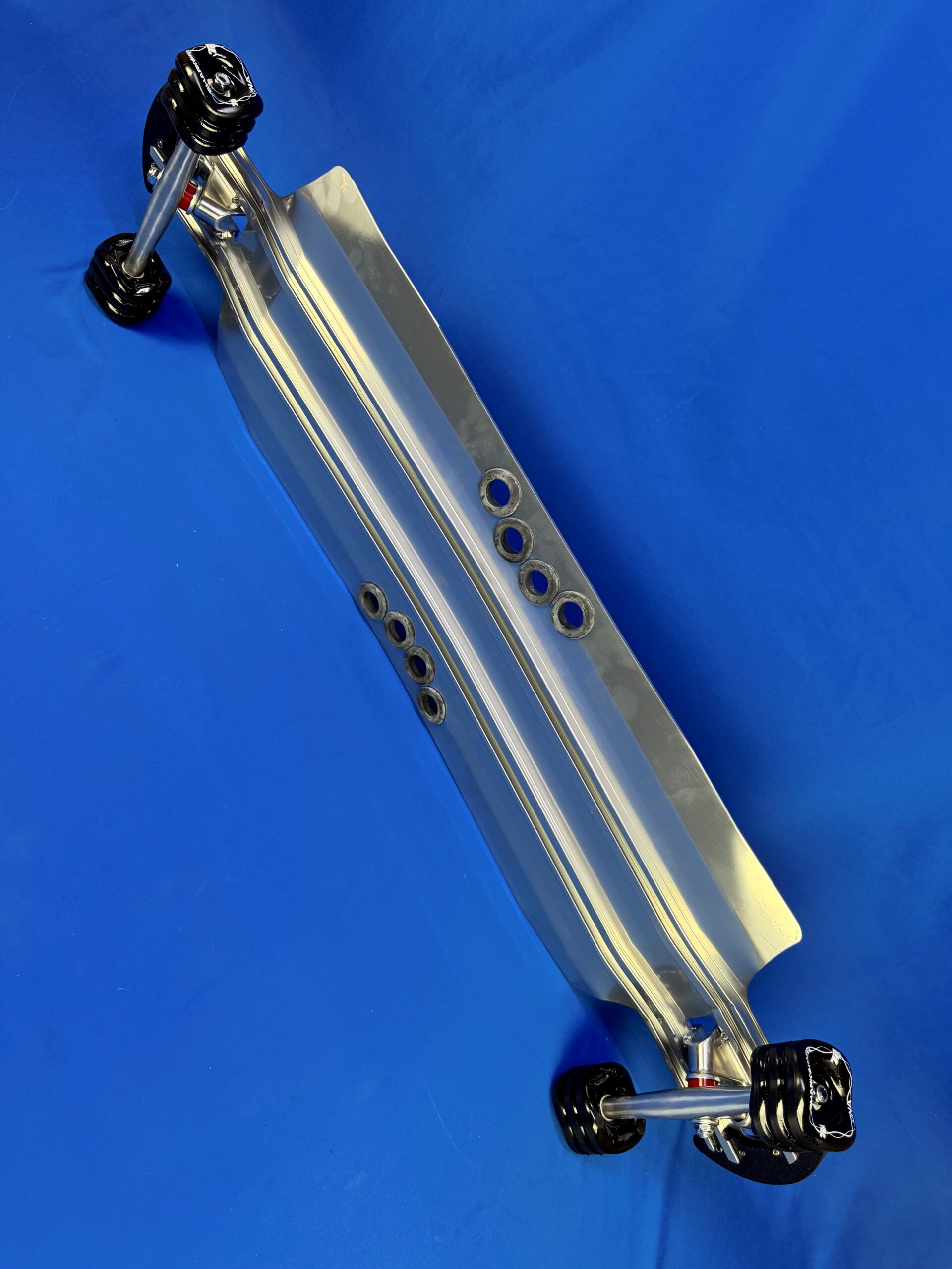 Aluminum Longboard Kodiak Silver – 42 Inch longboarding skateboard custom longboarding skateboard
