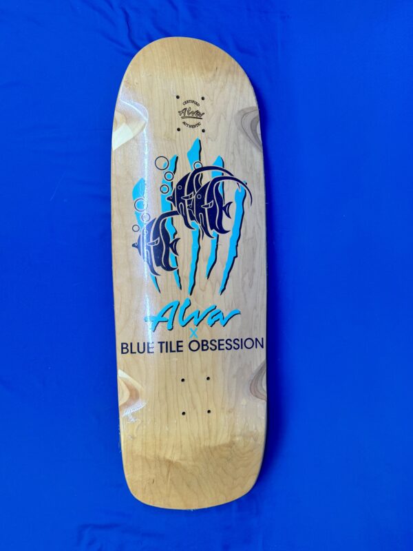 ALVA x Blue Tile Obsession Limited Edition Skateboard - Ghost Boards