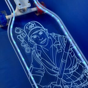 Longboard G.I. Joe x Everyone Skate x Ghost Boards– Limited Edition Lady Jaye