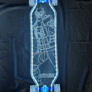 Longboard G.I. Joe x Everyone Skate x Ghost Boards – Limited Edition Fire Fly