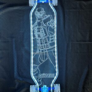 Longboard G.I. Joe x Everyone Skate x Ghost Boards – Limited Edition Fire Fly