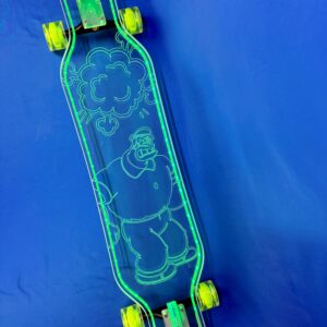 Custom LED Longboard Popeye x Everyone Skateboard x Ghost Collection Brutus