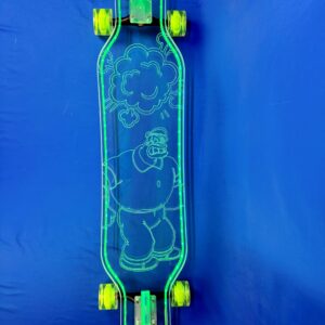 Custom LED Longboard Popeye x Everyone Skateboard x Ghost Collection Brutus