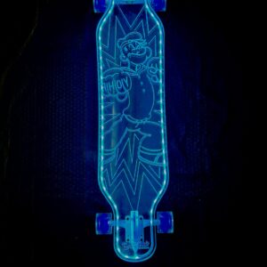 Custom LED Longboard Popeye x Everyone Skateboard x Ghost Popeye Ahoy