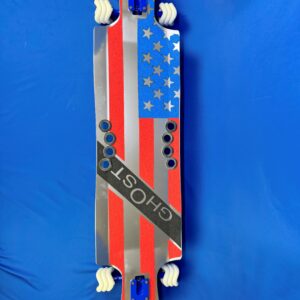 Custom Aluminum Longboard American Flag USA