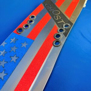 Custom Aluminum Longboard American Flag USA
