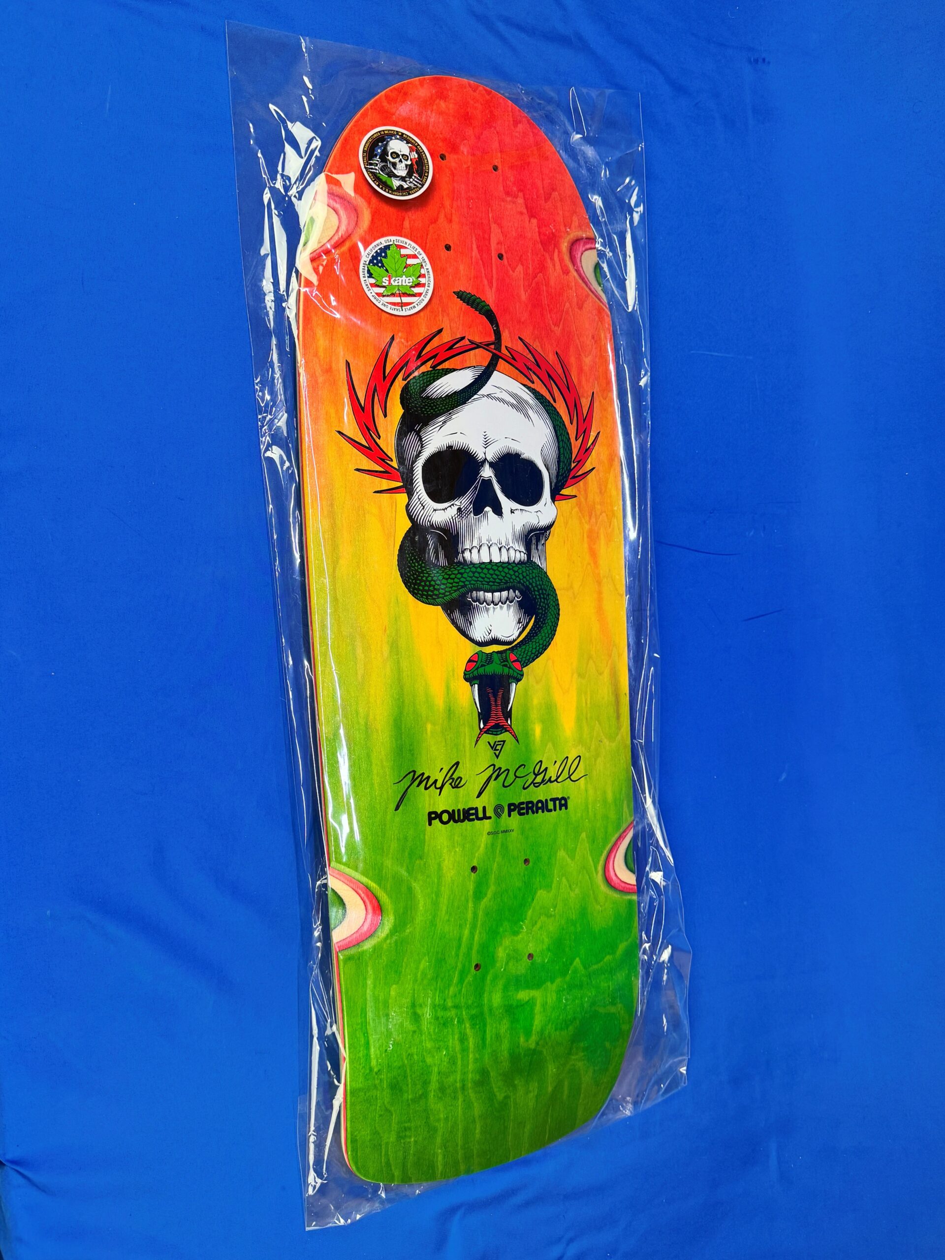 Powell Peralta Mike McGill Skull & Snake Deck – Rasta