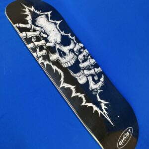 Skateboard Deck Black Ripper Skeleton Ghost Board