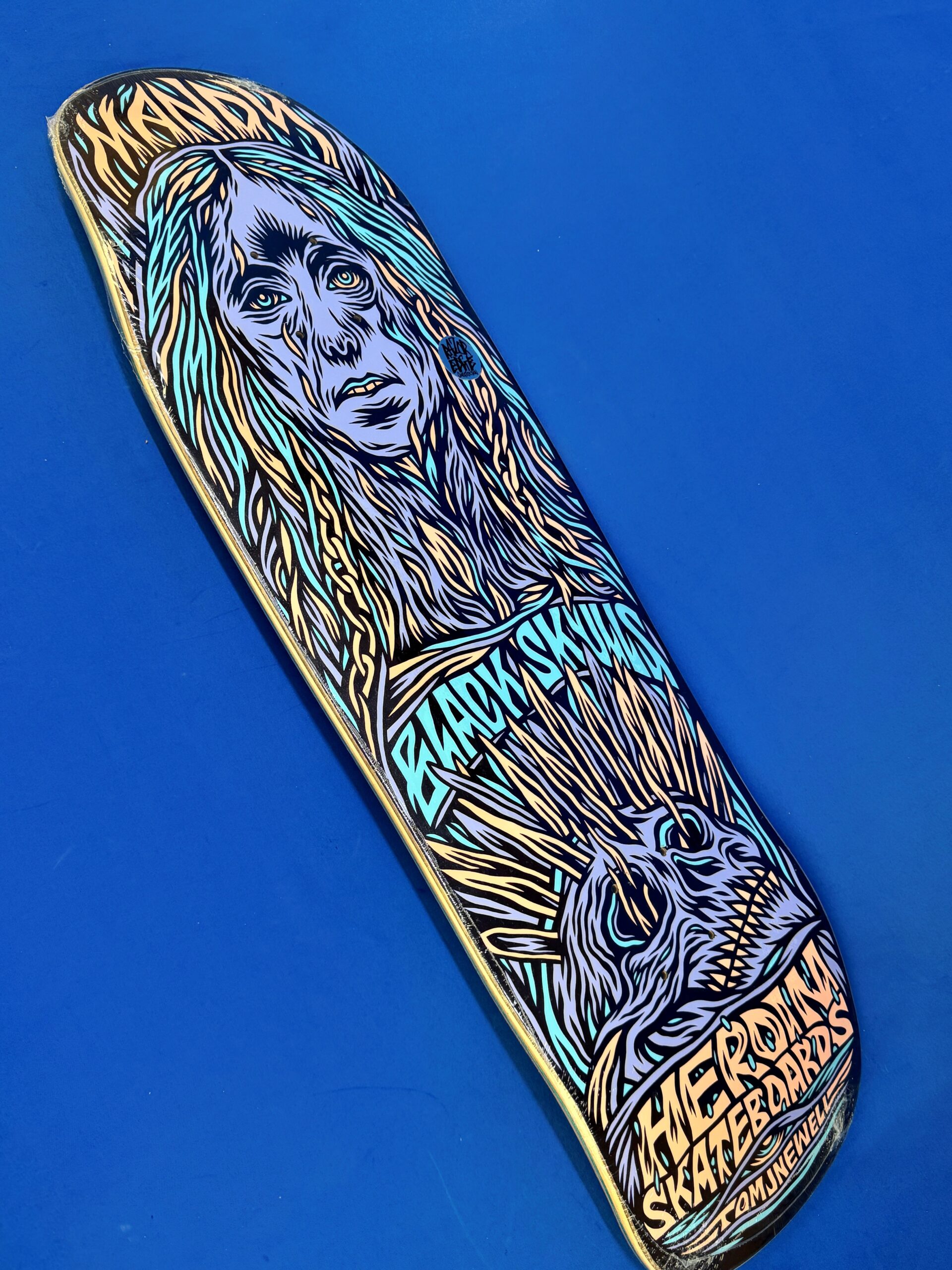 Heroin Mandy X Newell 9.25 Skateboard Deck 2