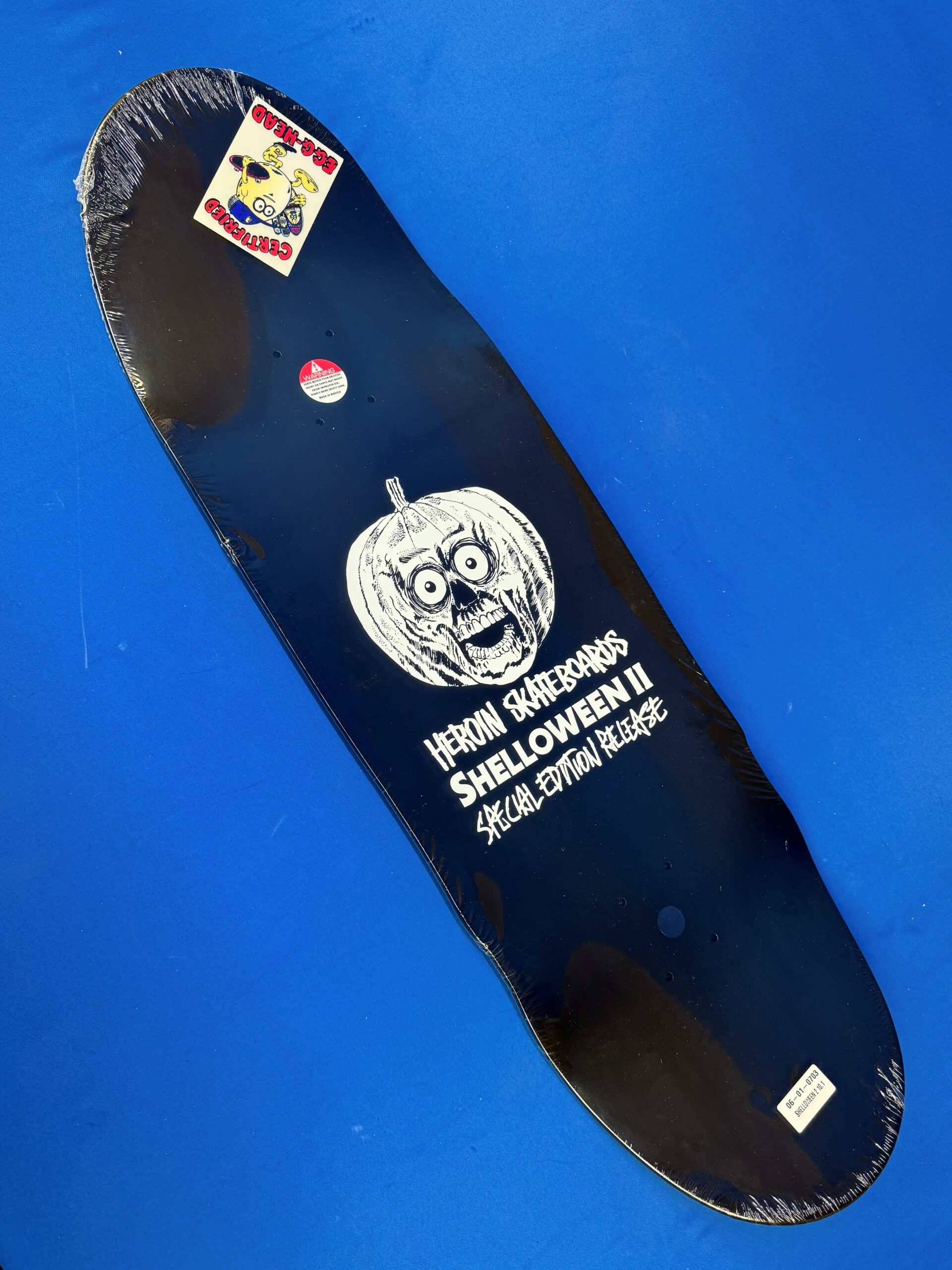 Heroin Shelloween II Egg 9.625" Skateboard Deck