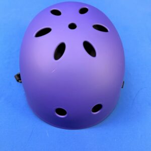 Industrial Flat Purple Skateboard Helmet – XL