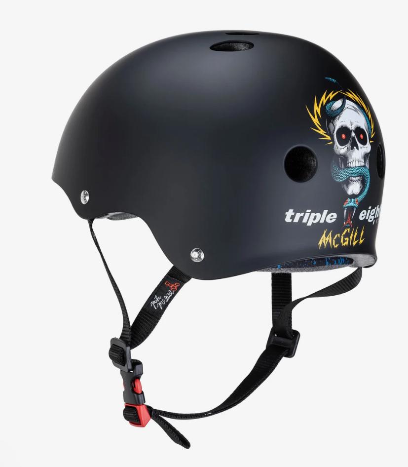 Triple Eight Certified Sweatsaver Mike McGill Skateboard Helmet