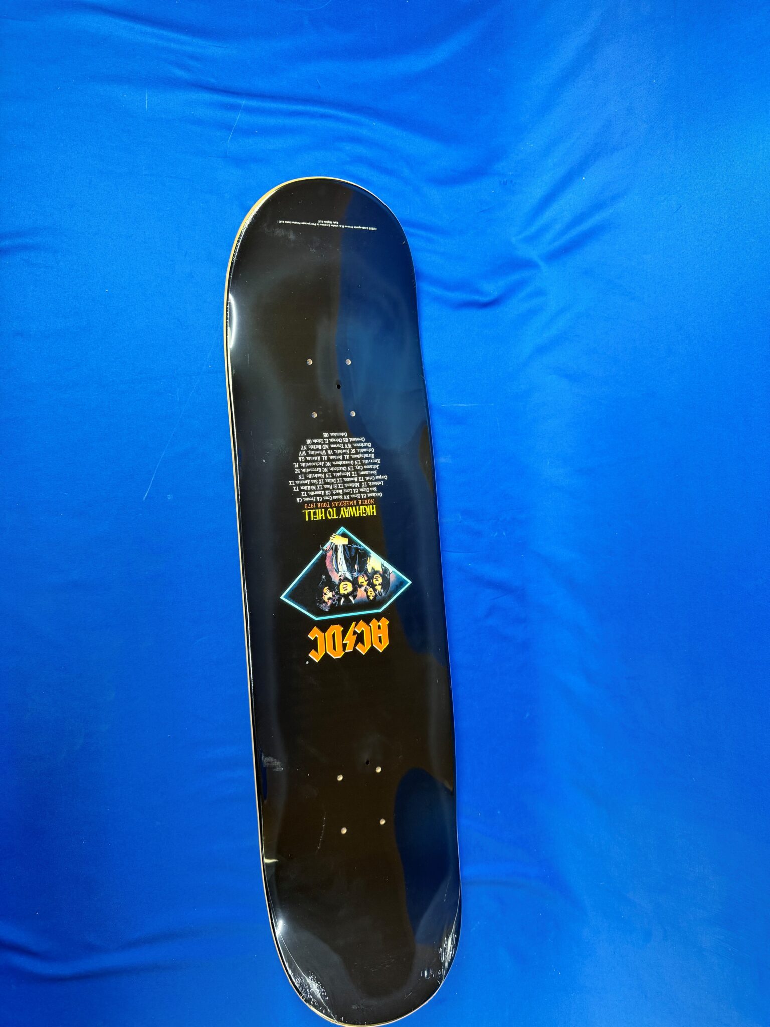 Diamond Supply Co. x AC/DC Highway to Hell Skateboard Deck - Ghost Boards