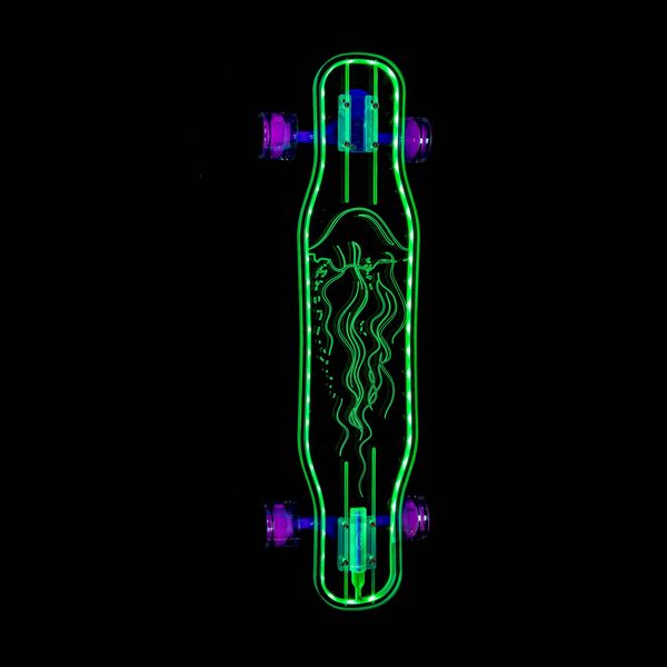 Kids Jellyfish LED Longboard – 30.5″ LED Light-Up Board