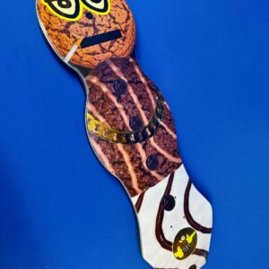 Krooked x Quartersnacks Snackman Cruiser Deck – 9″ x 31.4″