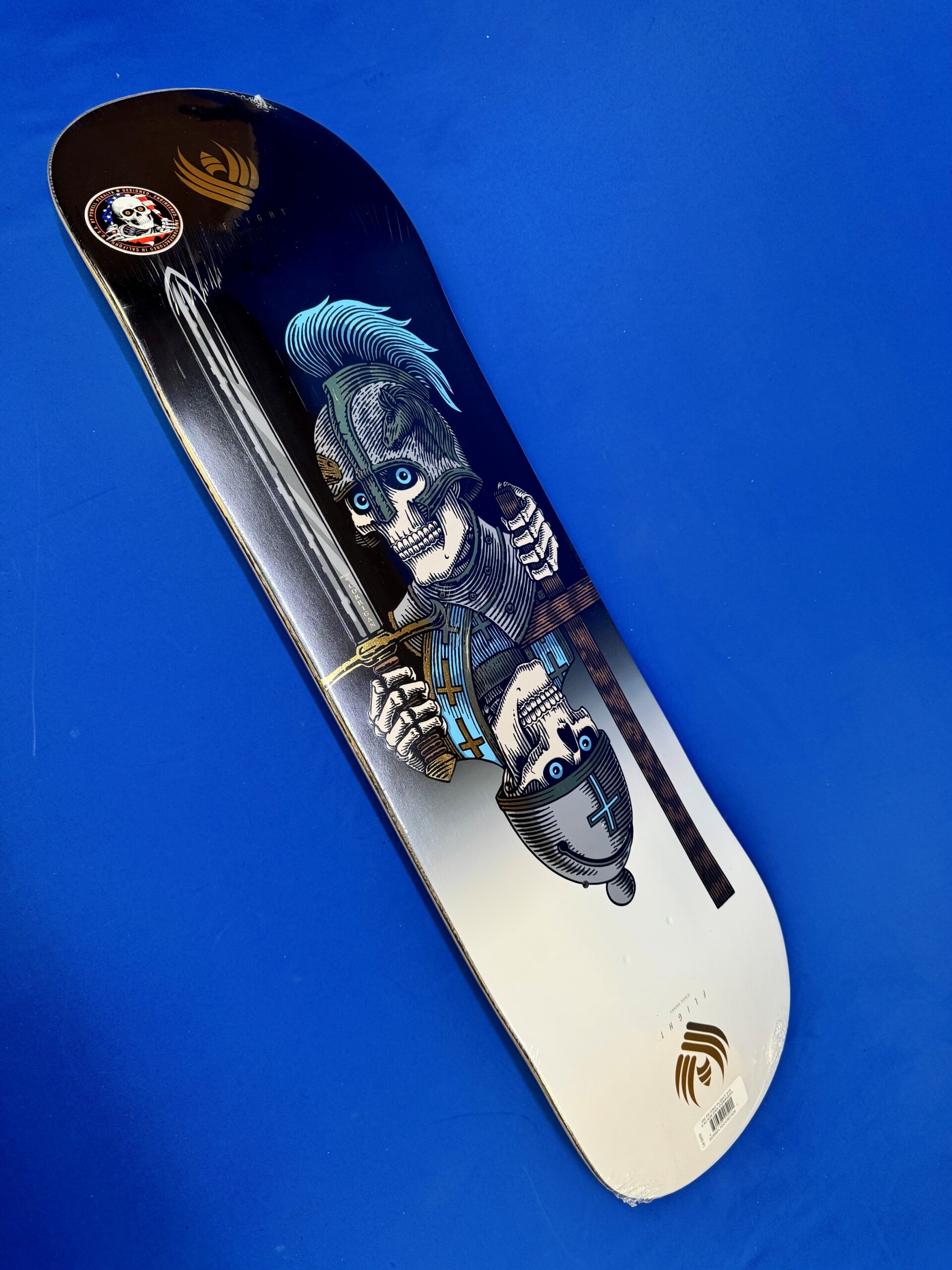 Powell Dan Corrigan Chess Skulls Flight 8.42" Skateboard Deck - Image 3