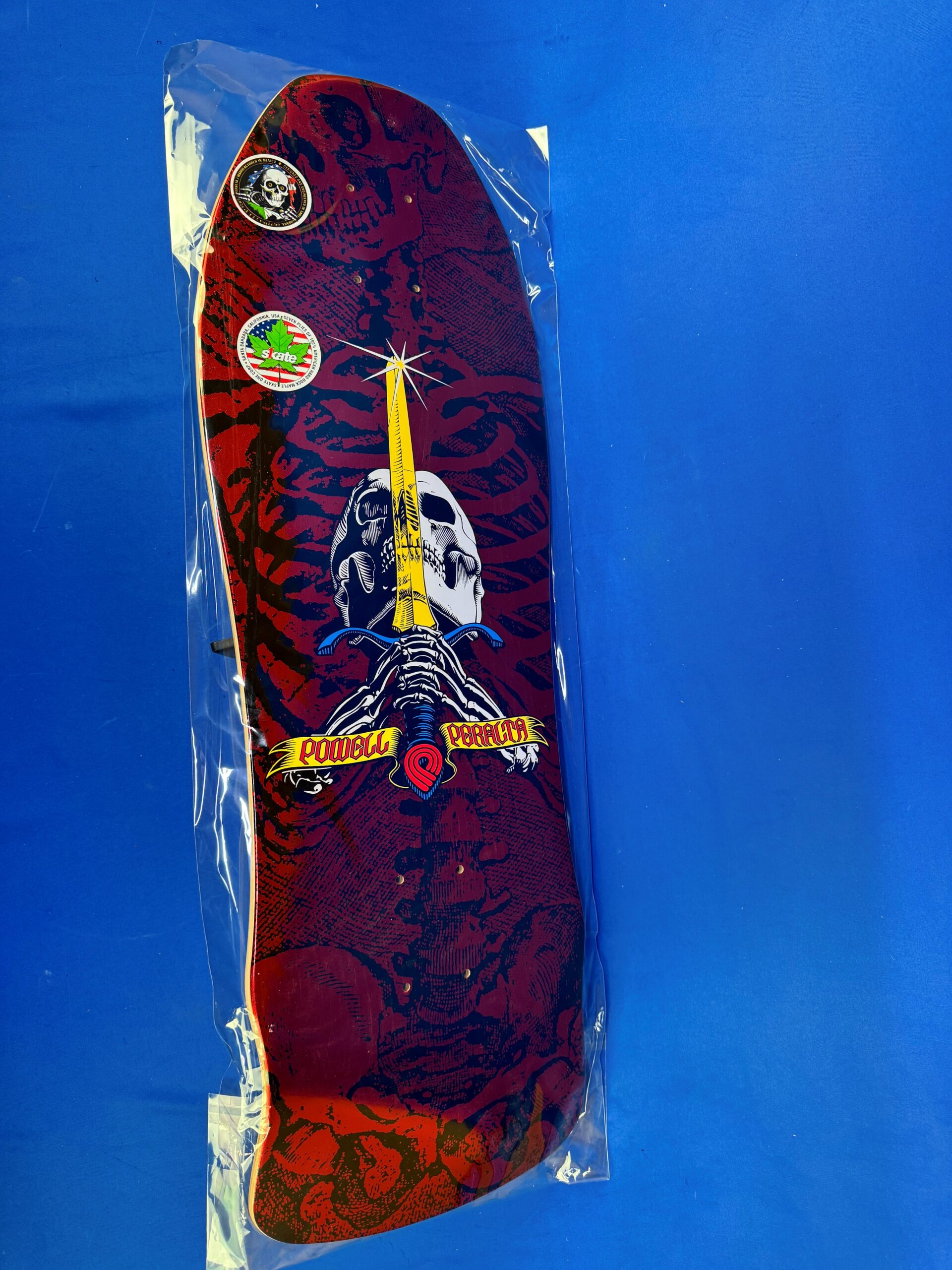Powell Peralta Geegah Skull & Sword Reissue Red Foil Deck