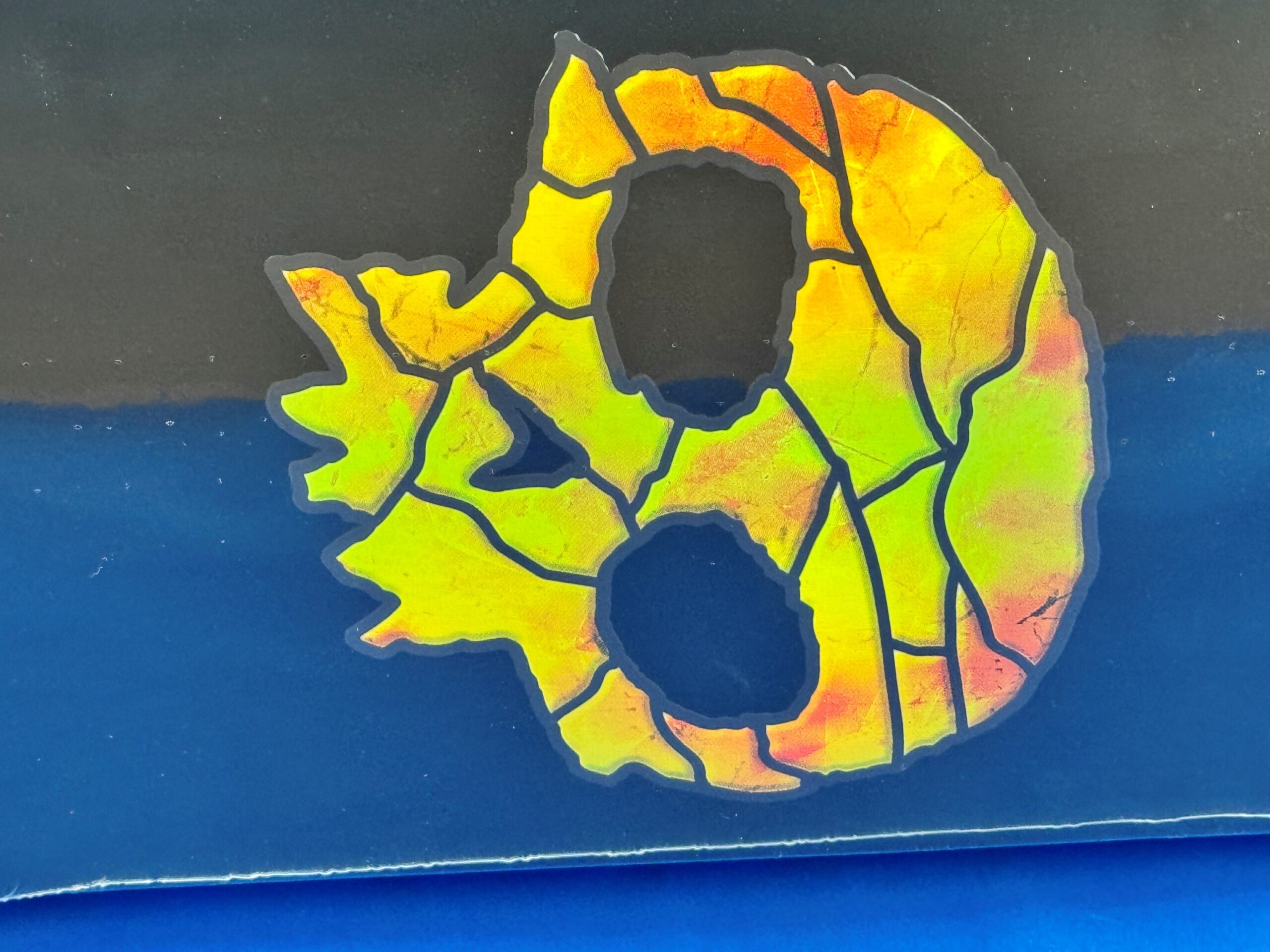 Zero Single Skull “Yellow Stained Glass” Skateboard Deck