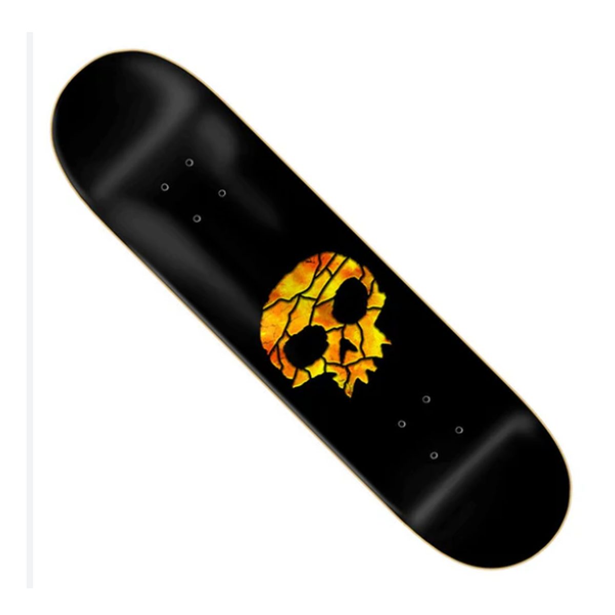Zero Single Skull “Yellow Stained Glass” Skateboard Deck