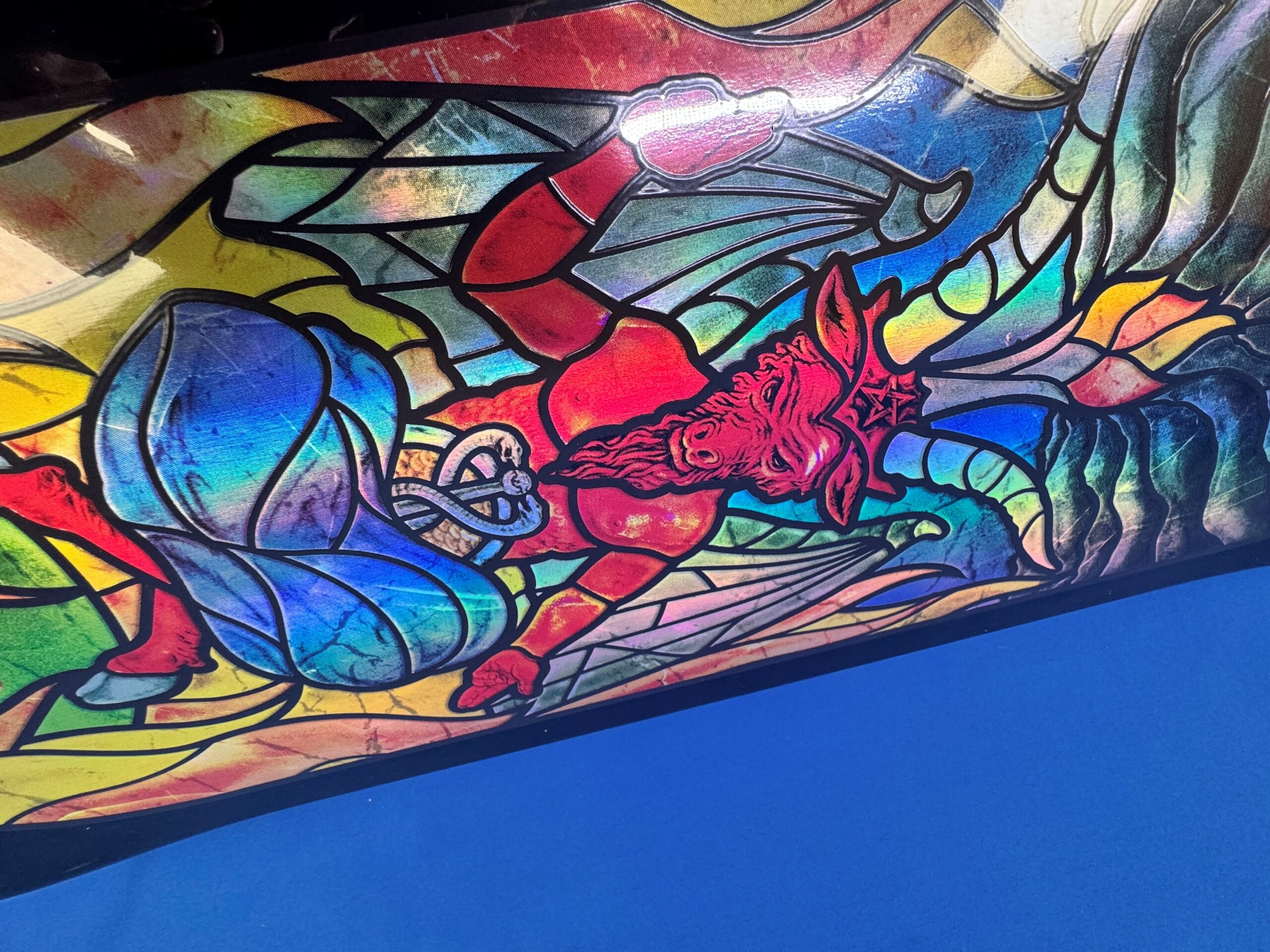 Zero Stained Glass Burman Baphomet Skateboard Deck – 8.5