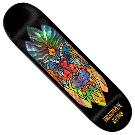 Zero Stained Glass Burman Baphomet Skateboard Deck – 8.5