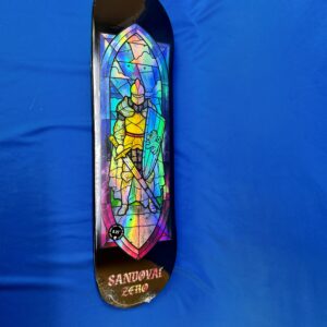Zero Stained Glass Sandoval Knight Skateboard Deck – 8.25
