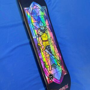 Zero Stained Glass Sandoval Knight Skateboard Deck – 8.25