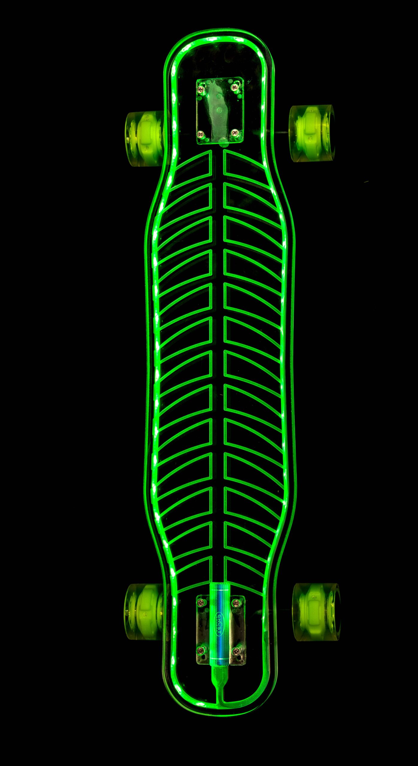 Kids Fishbone LED Longboard – 30.5″ LED Light-Up Board