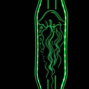 Kids Jellyfish LED Longboard – 32″ LED Light-Up Board