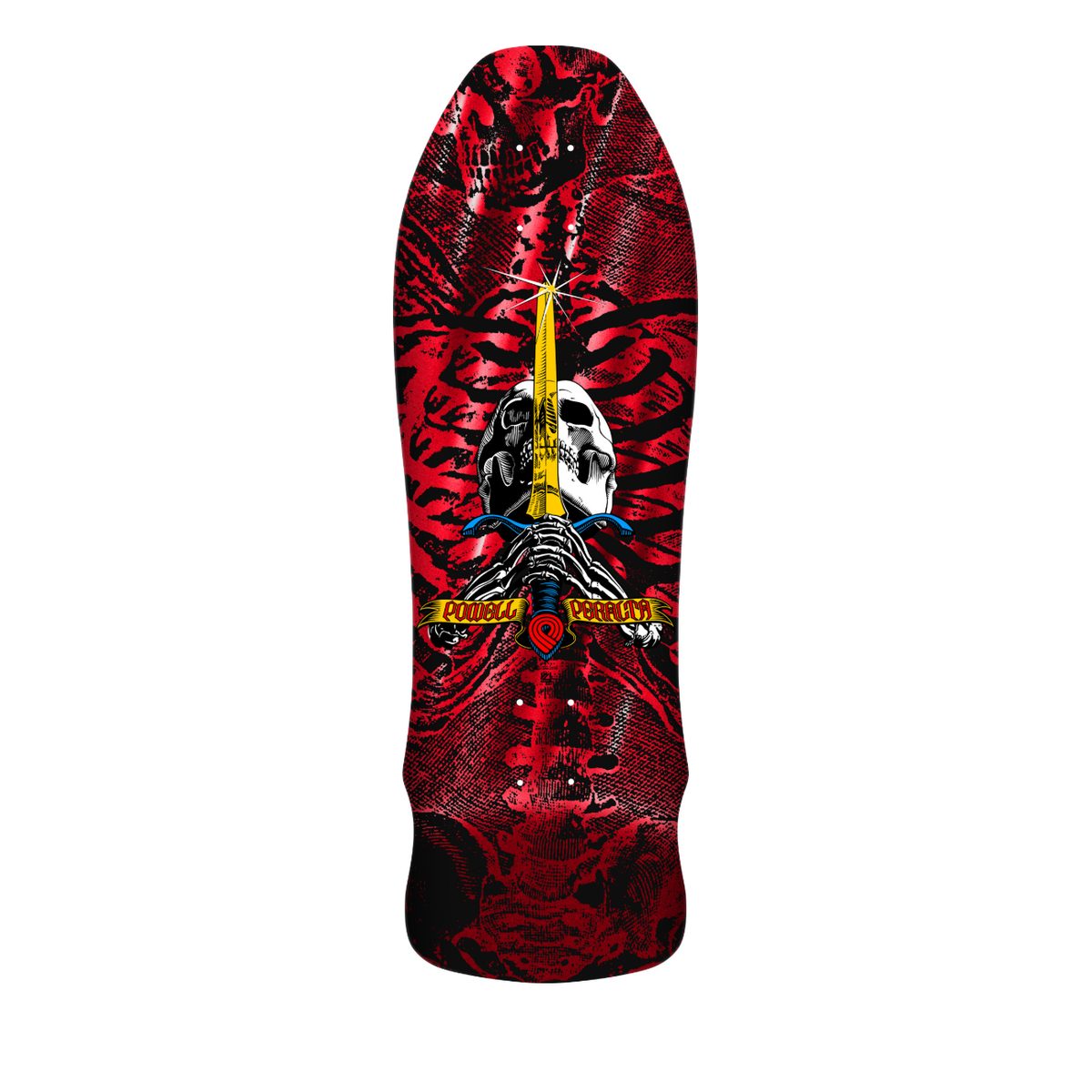 Powell Peralta Geegah Skull & Sword Reissue Red Foil Deck