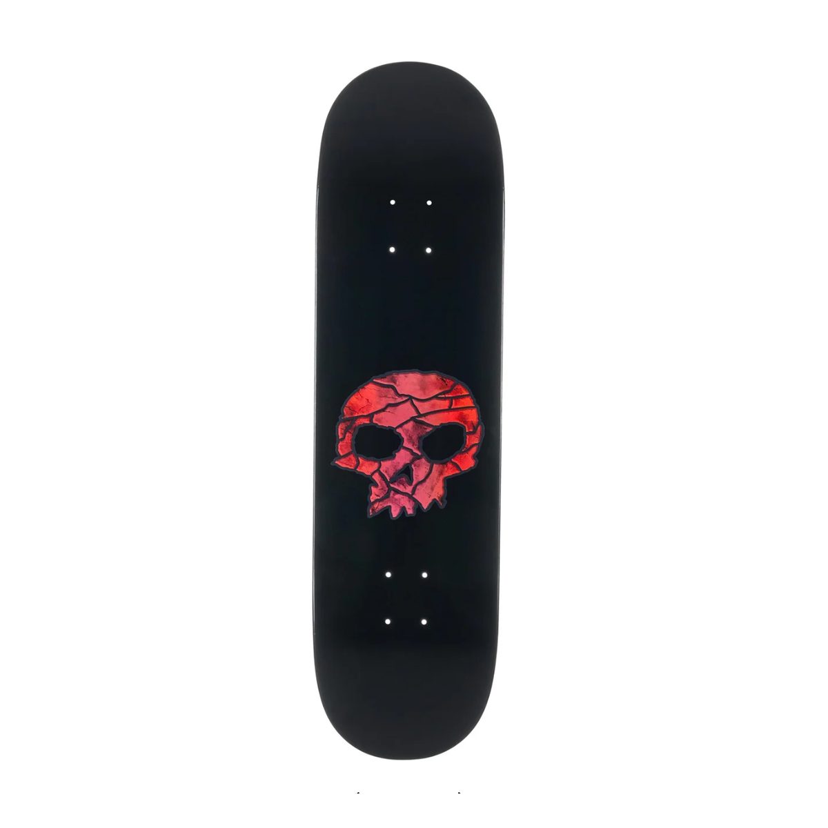 Zero Single Skull Red Stained Glass Skateboard Deck