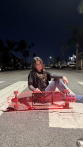 PS I Love You Prestyn Smith Clear LED Longboard