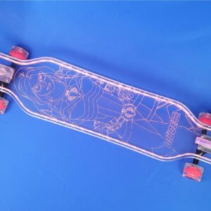 40″ Platypus GI Joe Baroness LED Longboard, Closeout