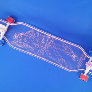 40″ Platypus GI Joe Lady Jaye LED Longboard, Closeout
