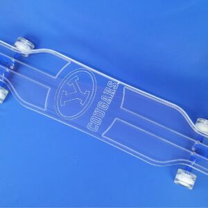 40″ Platypus BYU Cougars Longboard with 1″ deck, Closeout