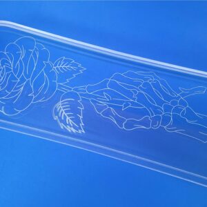 40″ Platypus Skeleton Rose Longboard, Closeout