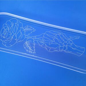 40″ Platypus Skeleton Rose Longboard, Closeout