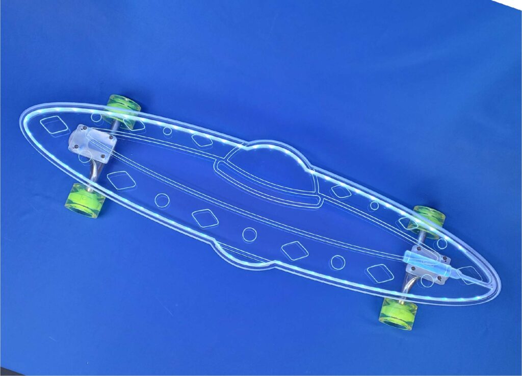 40" UFO LED Longboard, Closeout