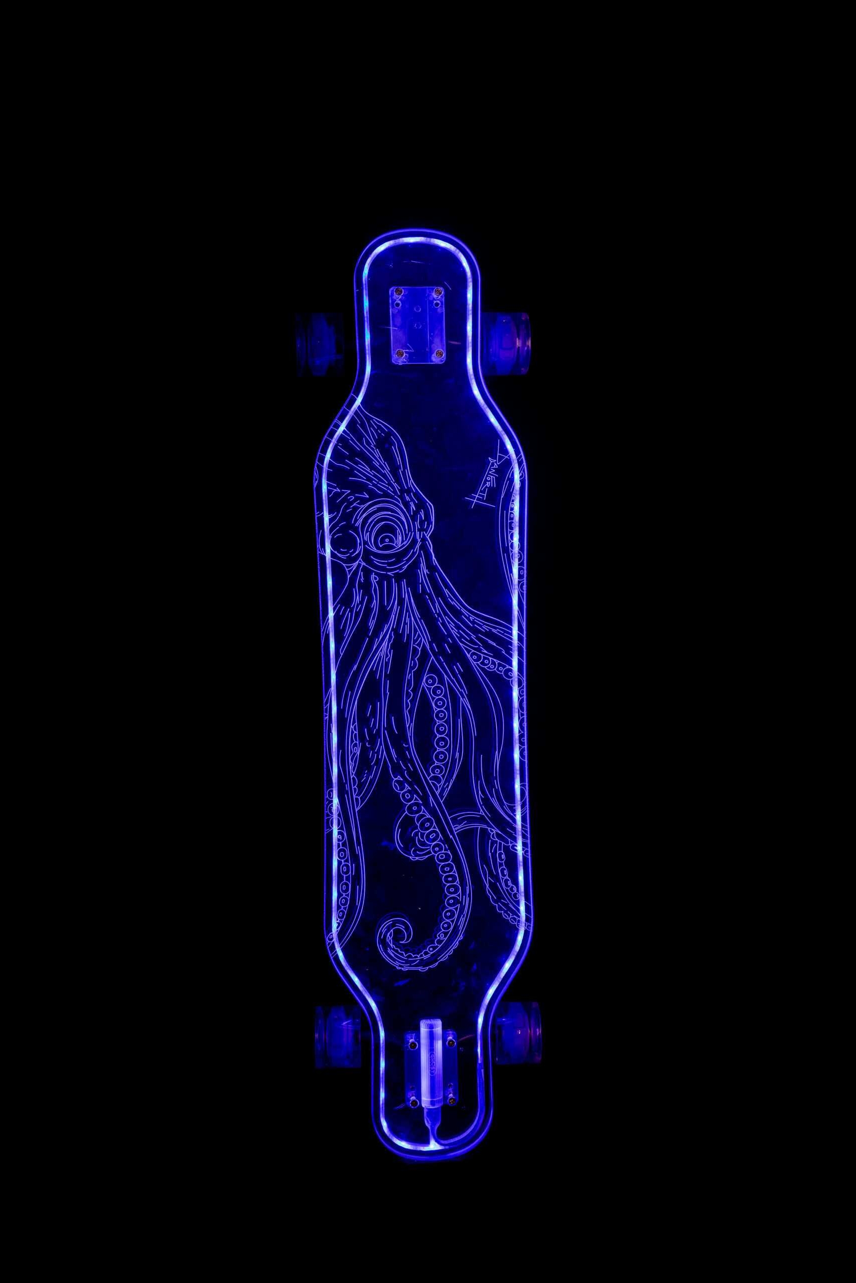 David Danforth Octopus LED Longboard exclusive artist series
