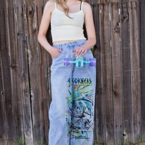 David Danforth Trout Fish Longboard