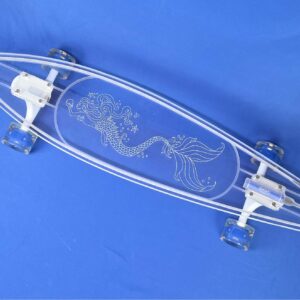 36″ Surfer Mermaid Longboard with Full LEDs, Closeout