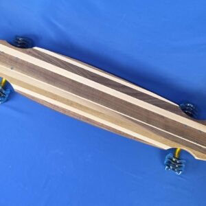 40″ Wheel Cut Solid Wood Handmade Longboard “Forest Breeze”