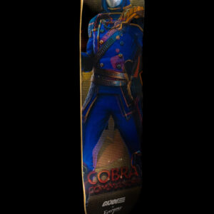 GI JOE x Hasbro x Everyone Skate Cobra Commander Limited Edition Skateboard Deck – 8.25″