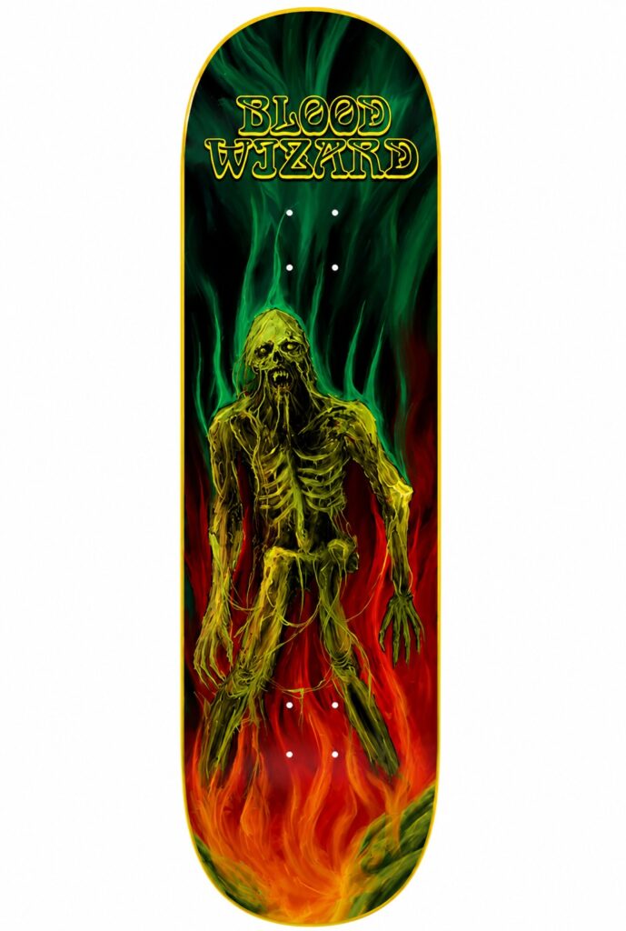 Blood Wizard Deathless Skateboard Deck 8.25