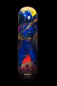 GI JOE Hasbro Cobra Commander Skate Deck