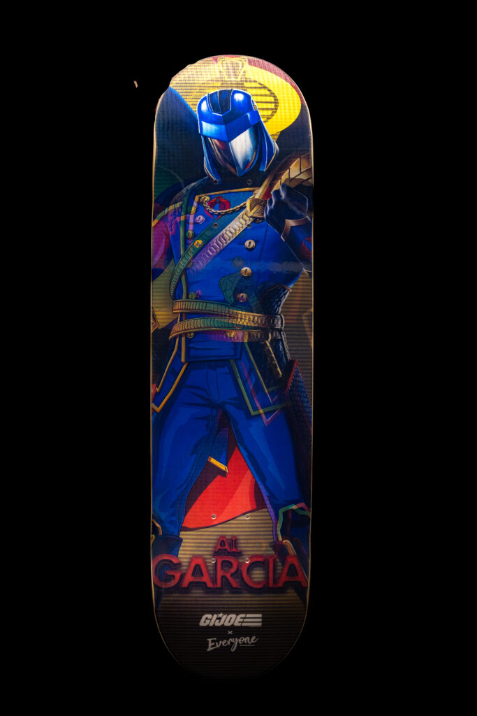 GI JOE Hasbro Cobra Commander Skate Deck