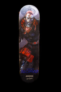 Destro Hasbro Skateboard Deck Tenticular wood graphic